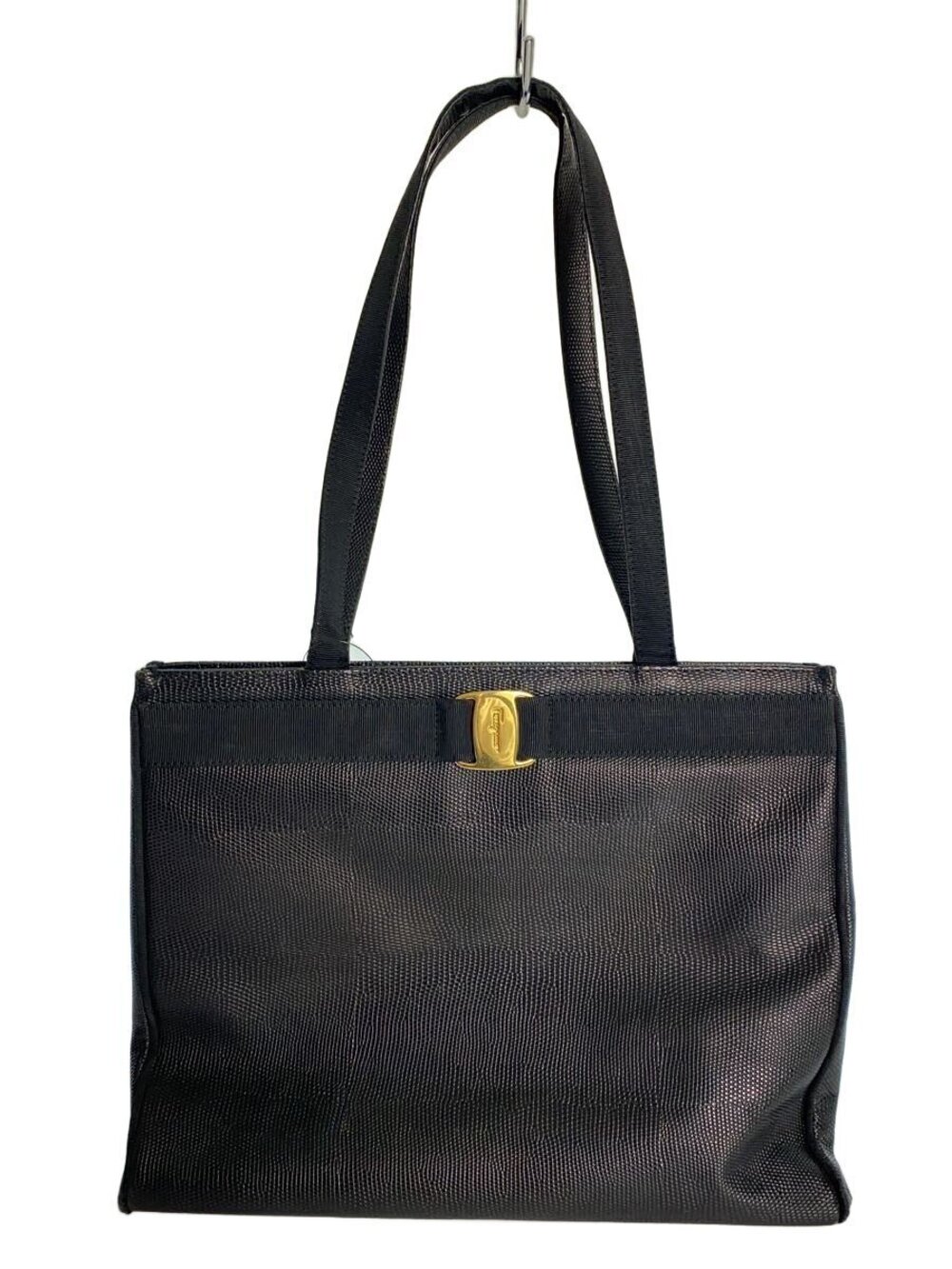 Salvatore Ferragamo Handbag Leather Black
